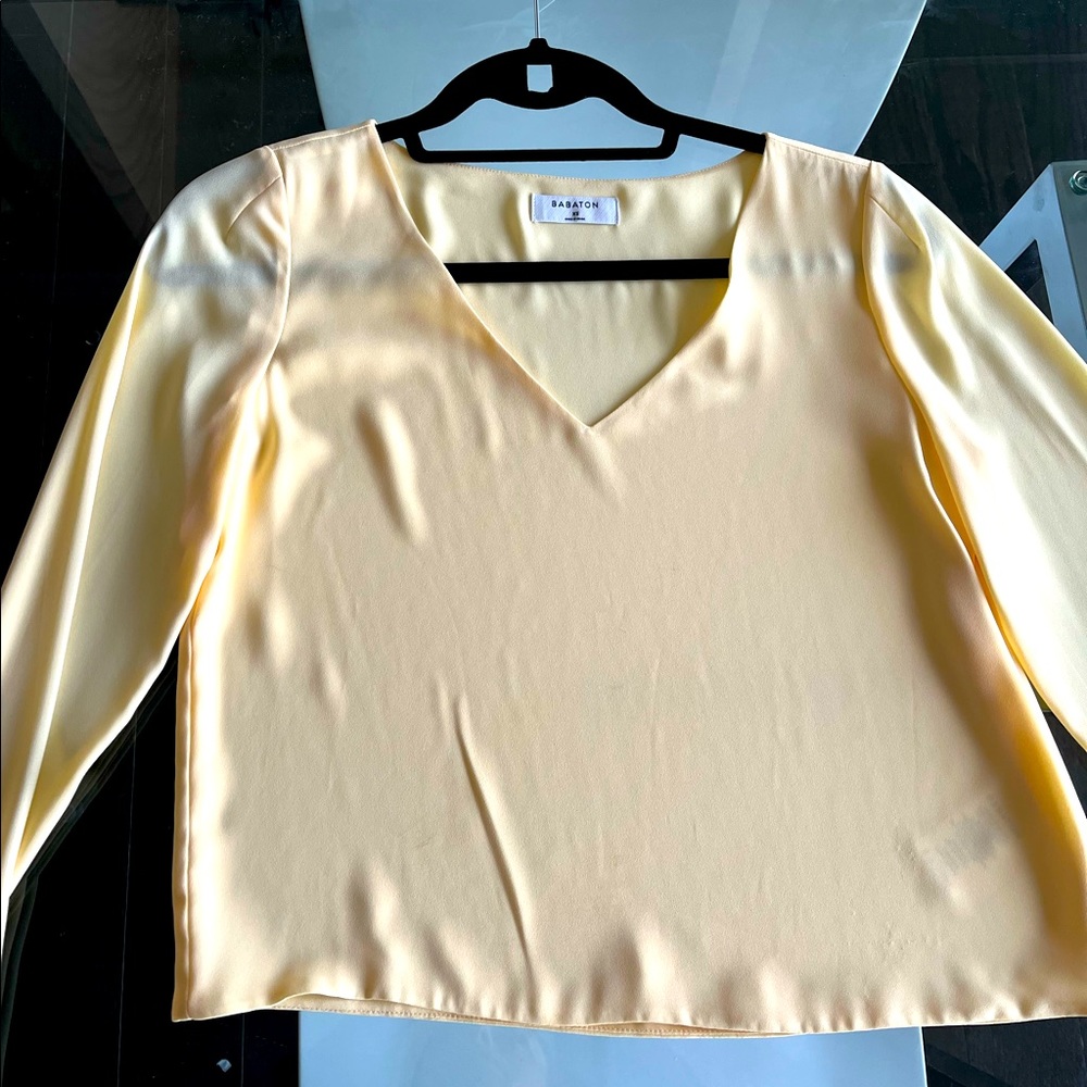 Long sleeve silk Babaton shirt